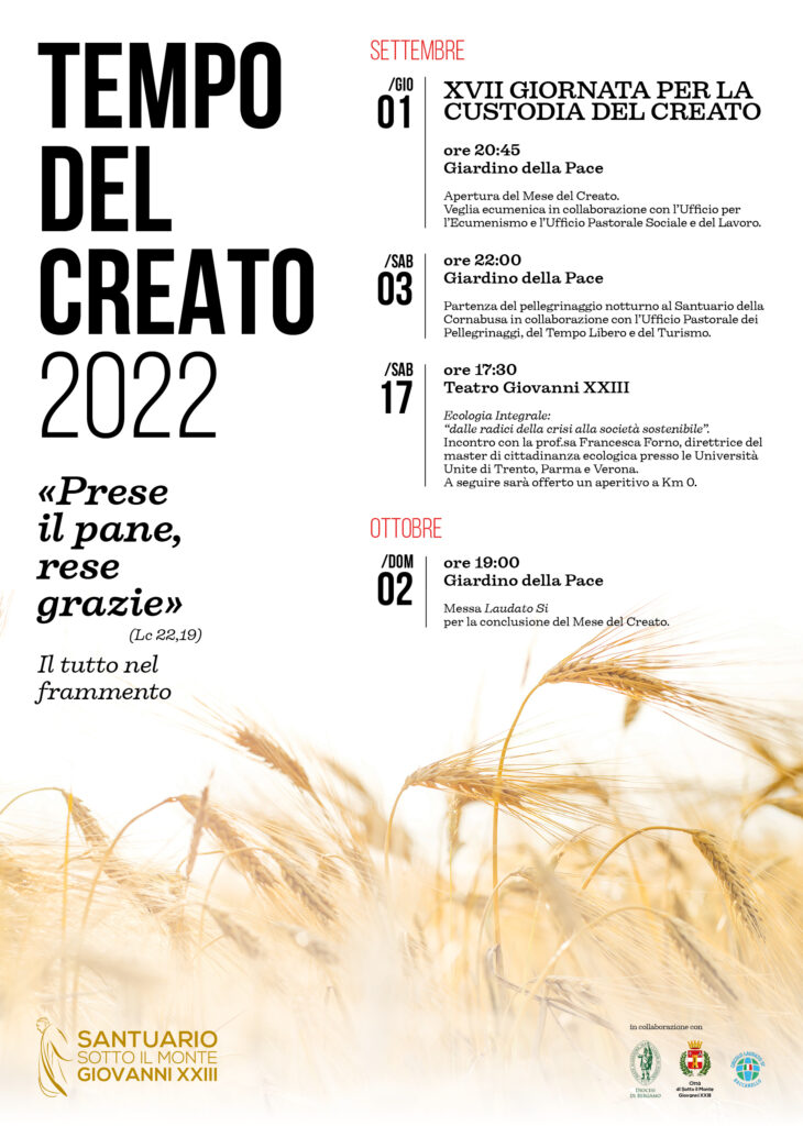 Tempo del Creato 2022 1 - Santuario Papa Giovanni XXIII