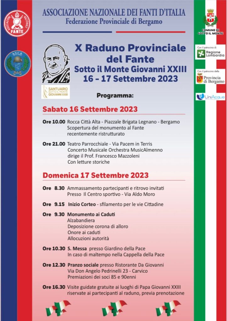 A Sotto il Monte il decimo raduno provinciale del Fante 2 - Santuario Papa Giovanni XXIII